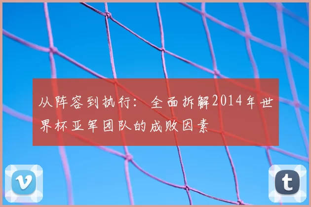 从阵容到执行:全面拆解2014年世界杯亚军团队的成败因素