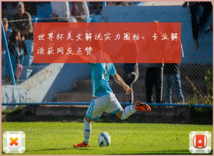 世界杯美女解说实力圈粉,专业解读获网友点赞