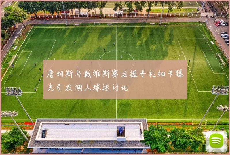 詹姆斯与戴维斯赛后握手礼细节曝光引发湖人球迷讨论
