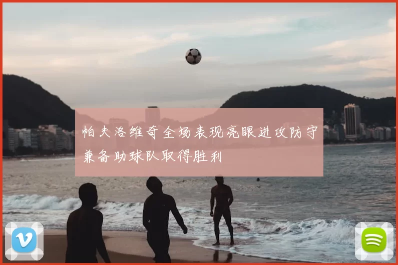 帕夫洛维奇全场表现亮眼进攻防守兼备助球队取得胜利