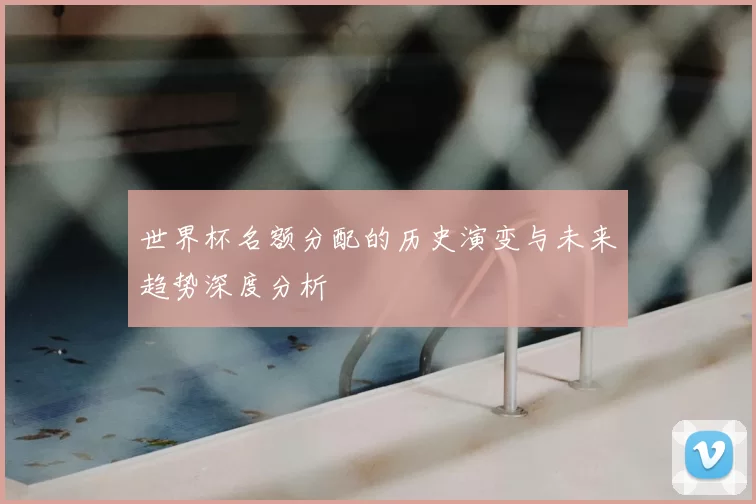 世界杯名额分配的历史演变与未来趋势深度分析